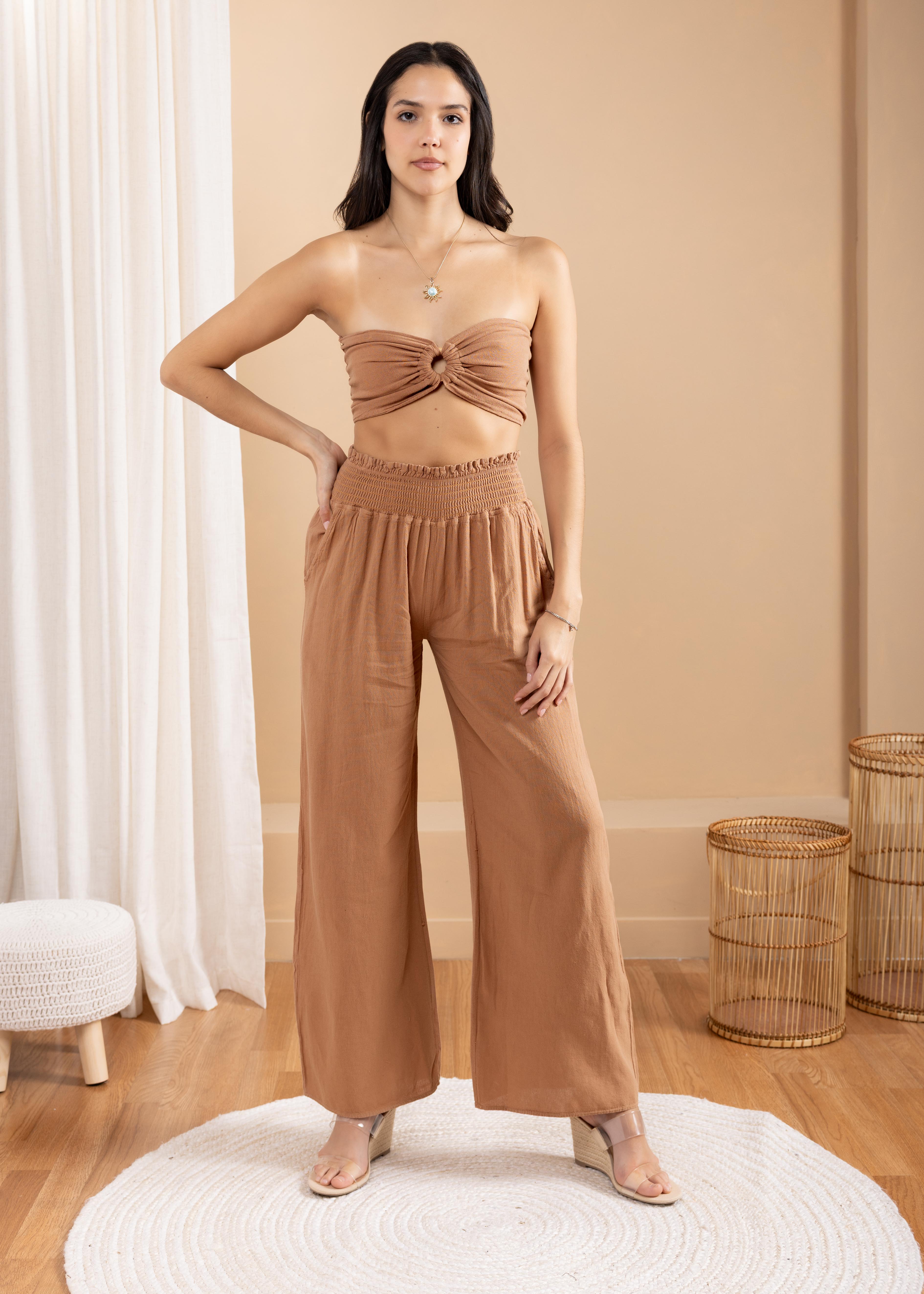 'Ximena' Wide Leg Pants