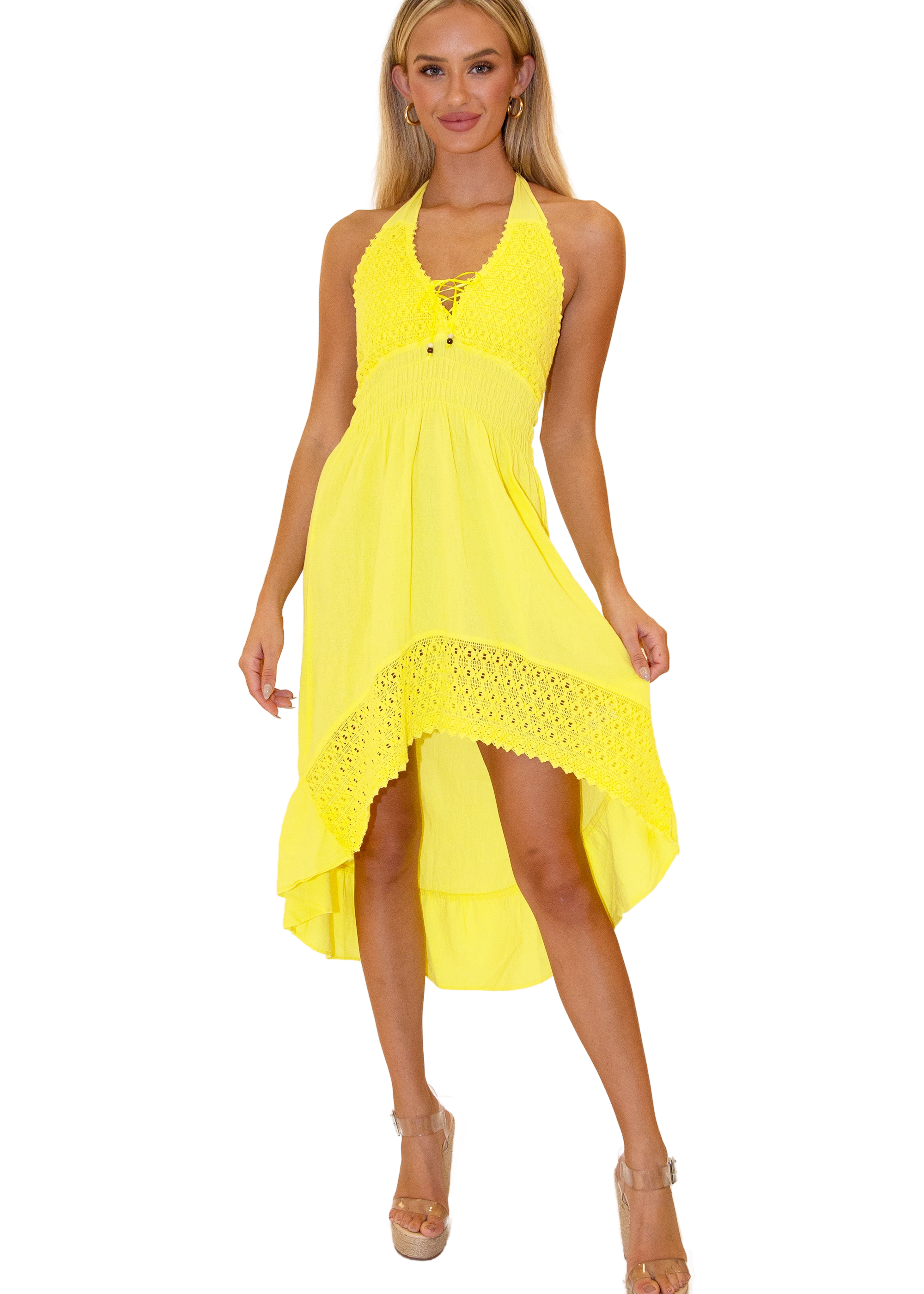 'Marina' High Low Midi Dress