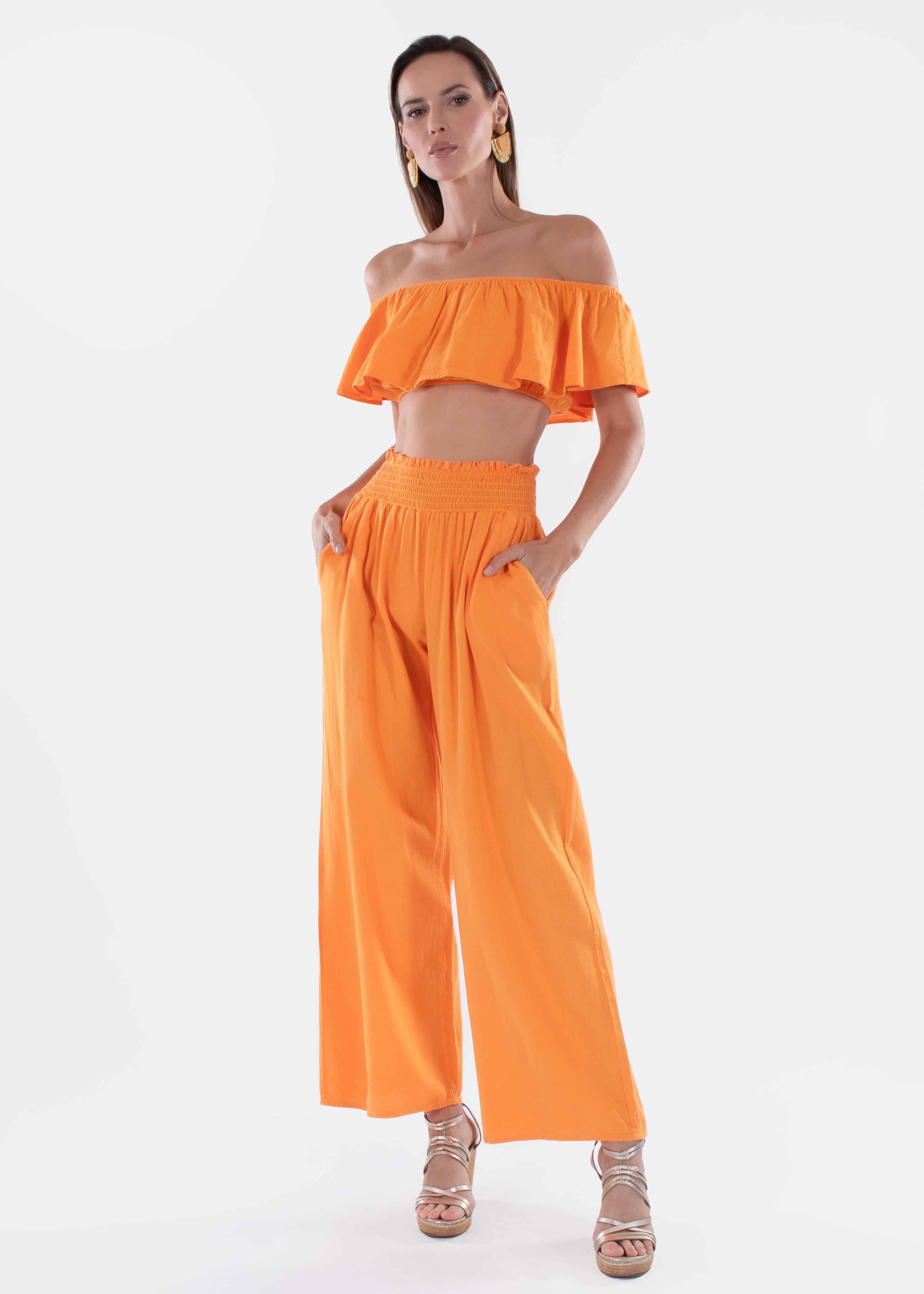 'Ximena' Wide Leg Pants