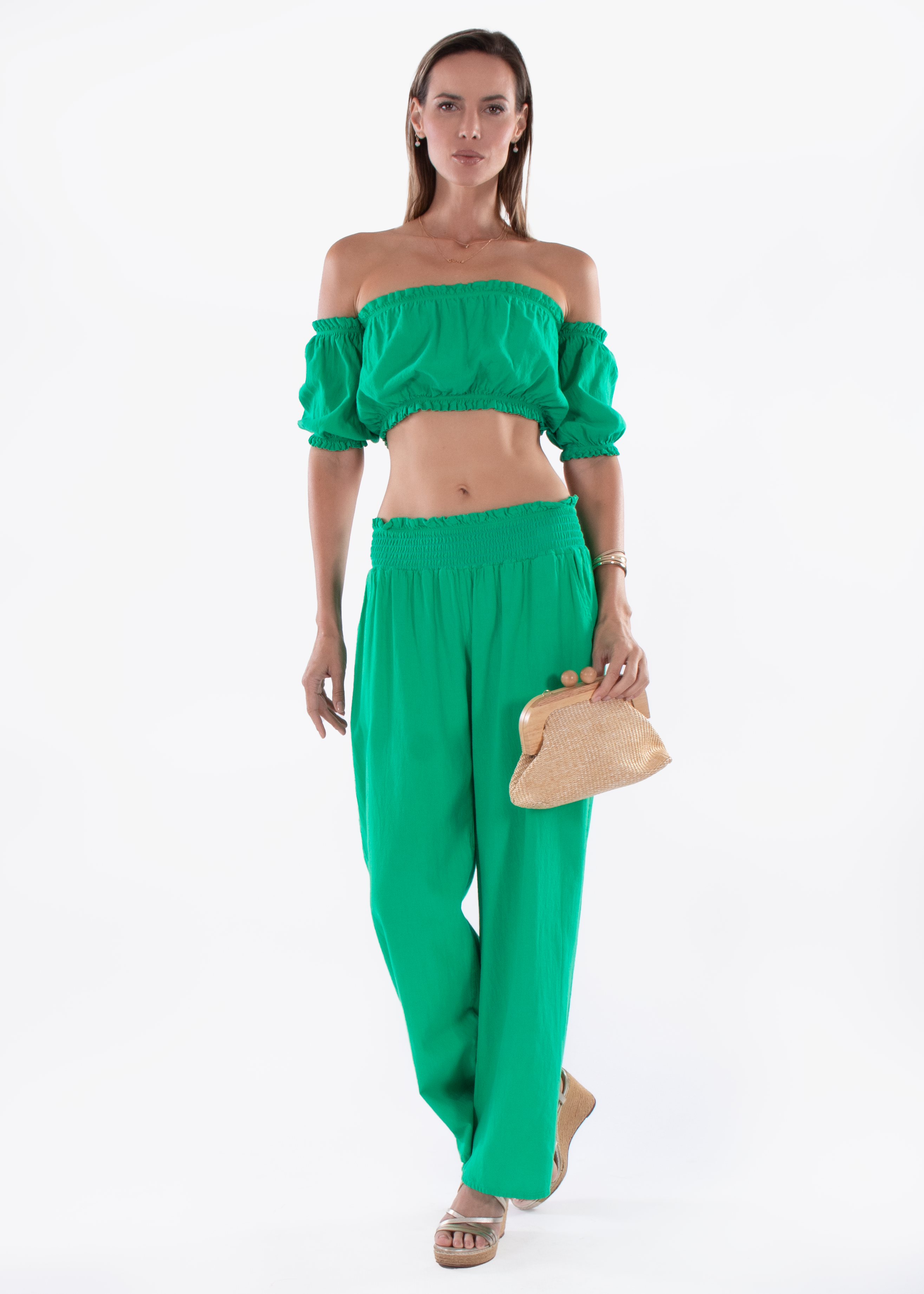 'Ximena' Wide Leg Pants