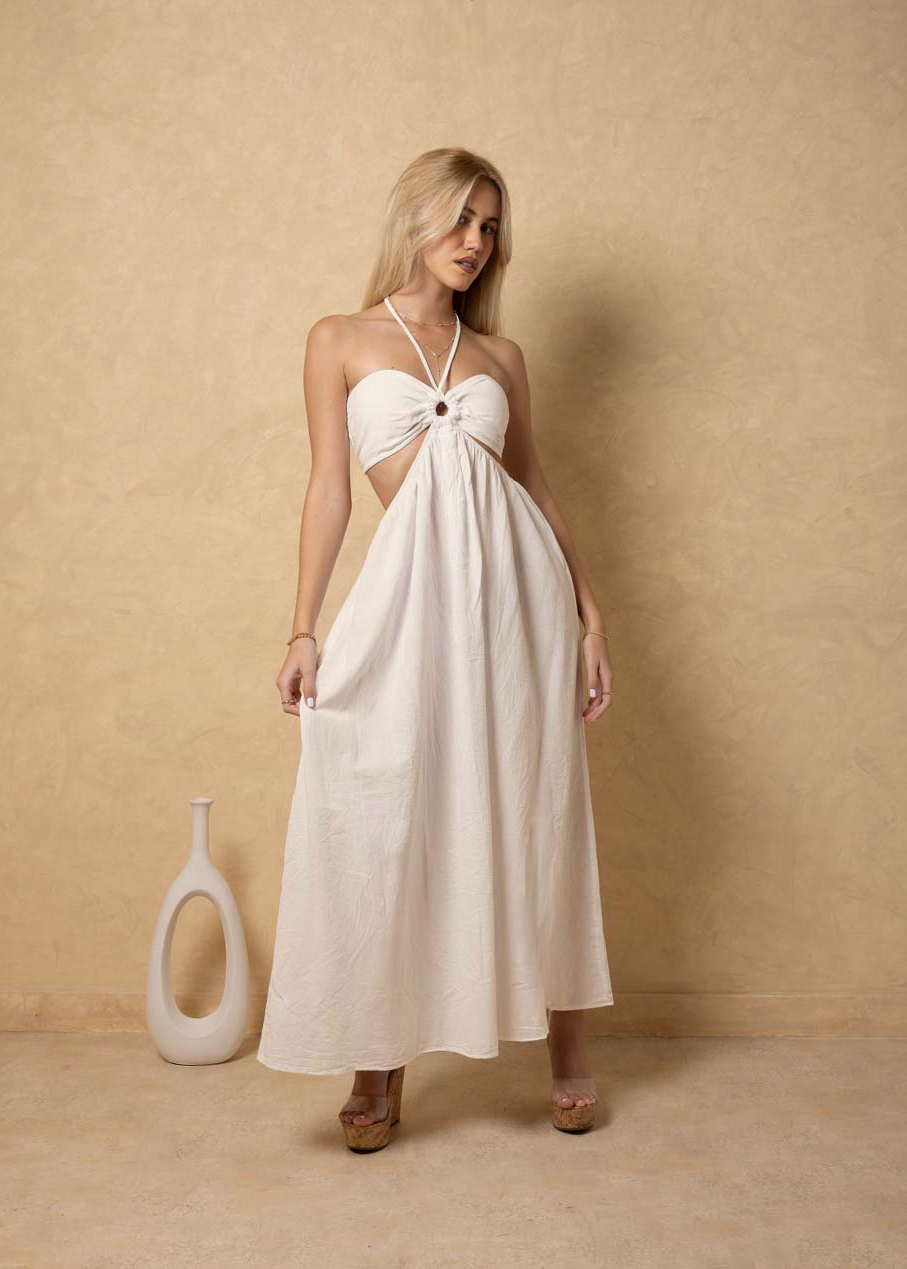 'Flavia' Cutout Maxi Dress